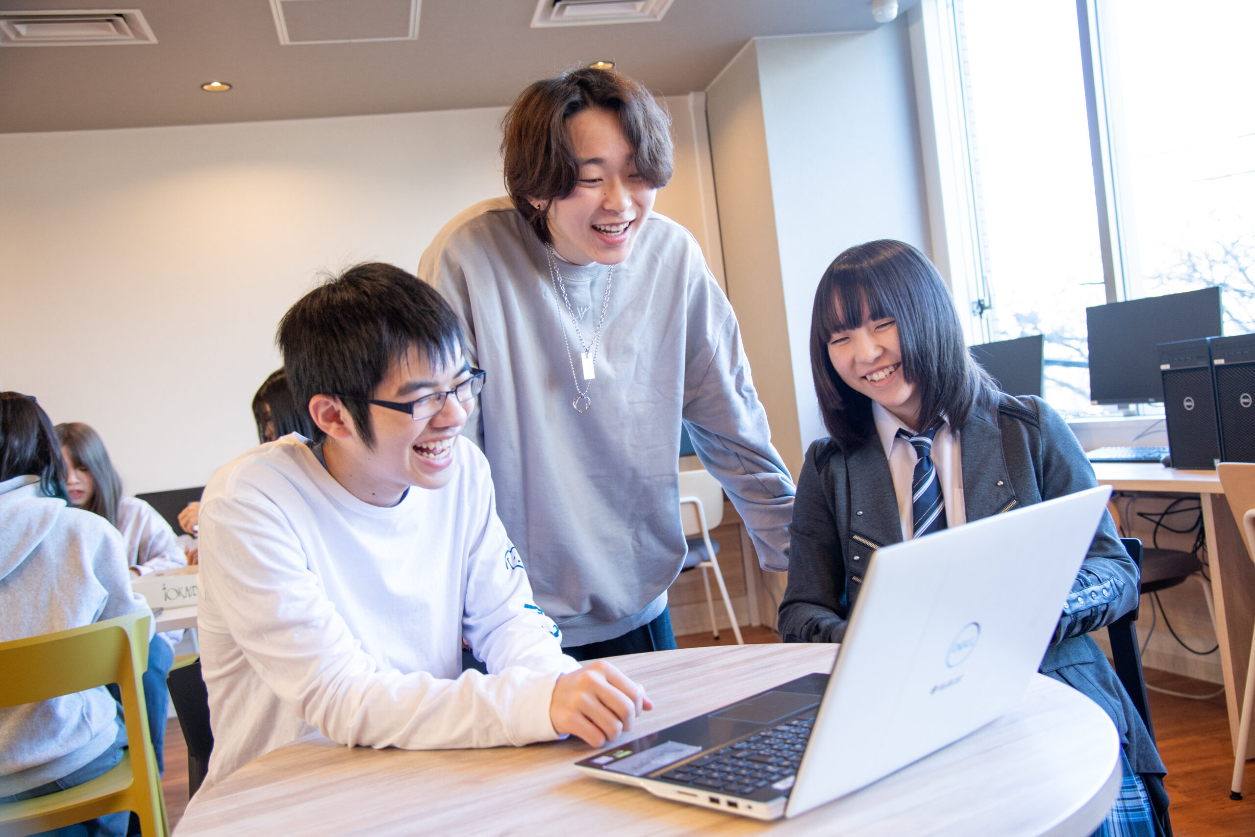 在校生も駆けつけます！わからないことはなんでも聞いてね！